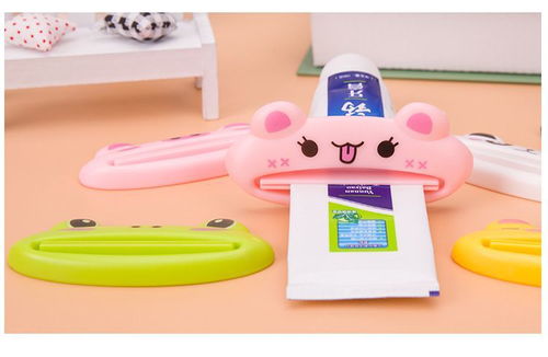 创意生活小助手 韩国卡通挤牙膏器的趣味与实用